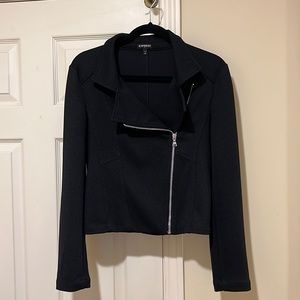 Women’s black zippered jacket by Express